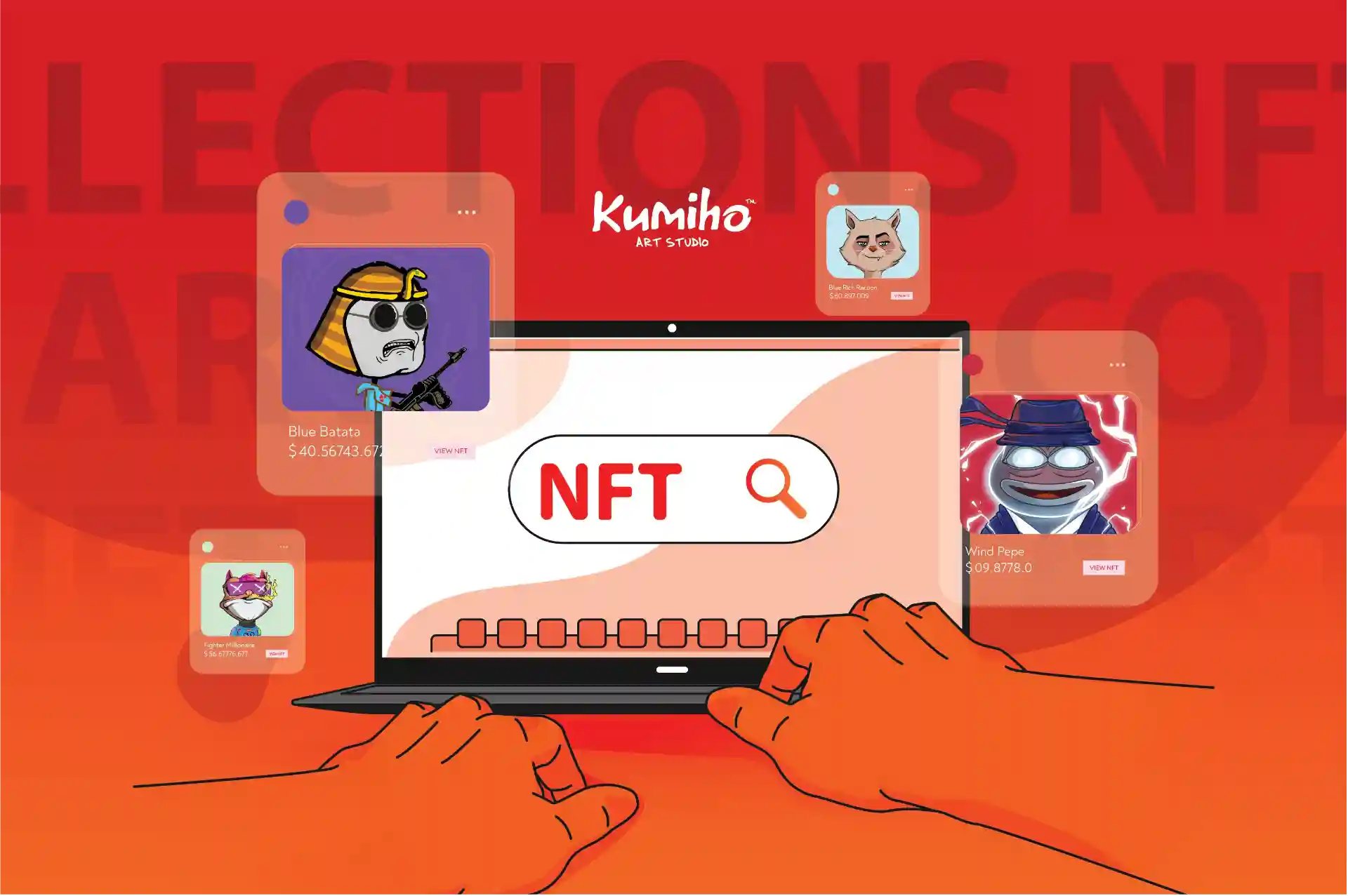 Drawing rare characters in NFT