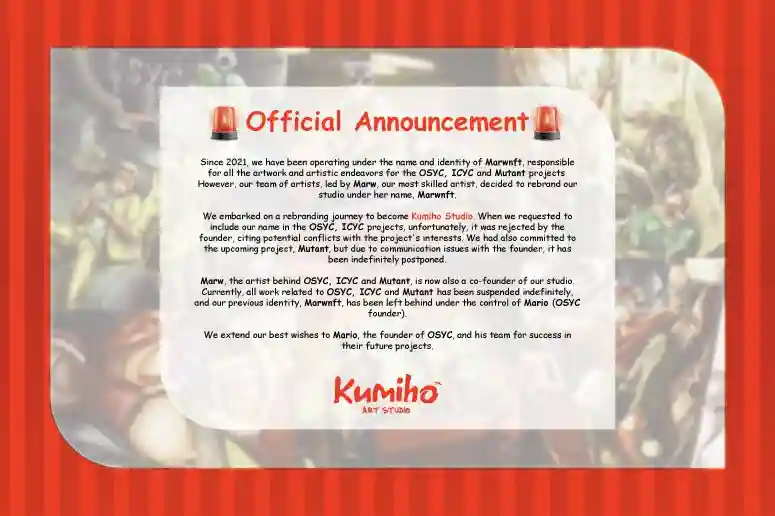 From Marwnft to Kumiho studio