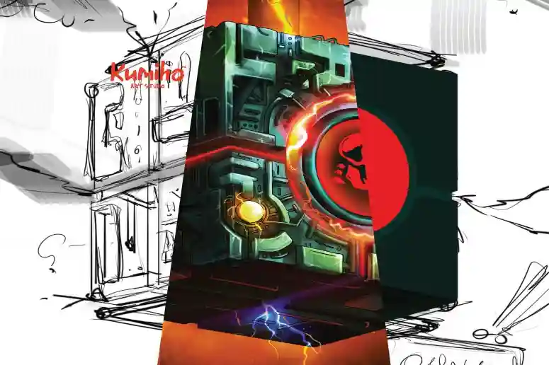 The three steps of drawing at kumiho studio